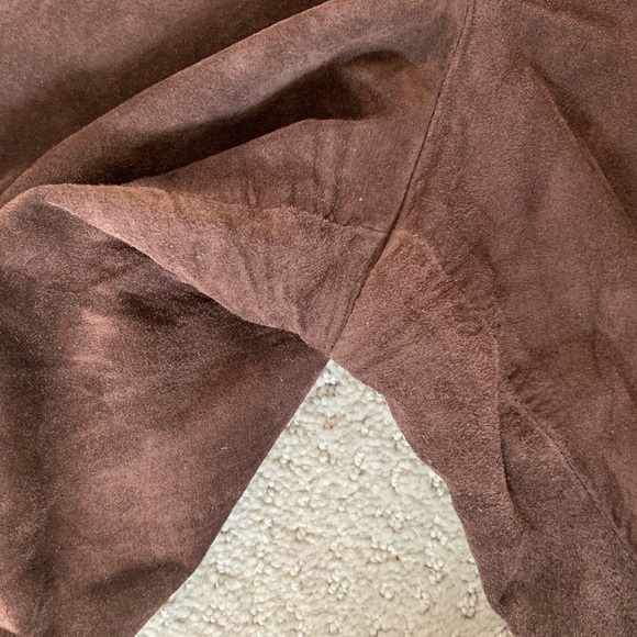 Vintage Genuine Suede Stitch Detail Pants - Picture 15 of 15